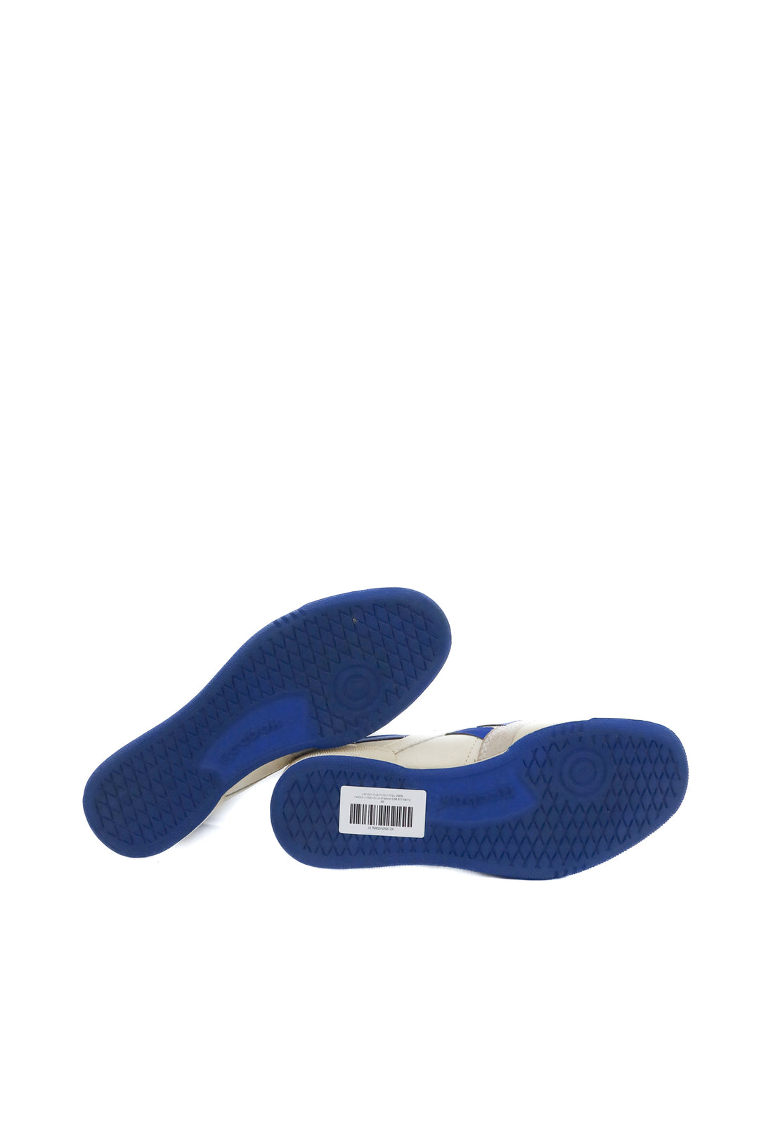 reebok cream/blue sneakers (8.5M/10W; retail $80)