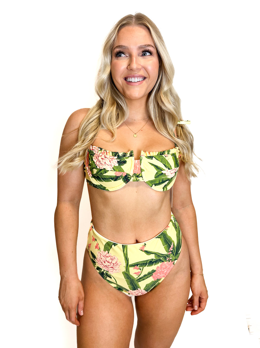Augabendita Yellow Floral Bikini (M)