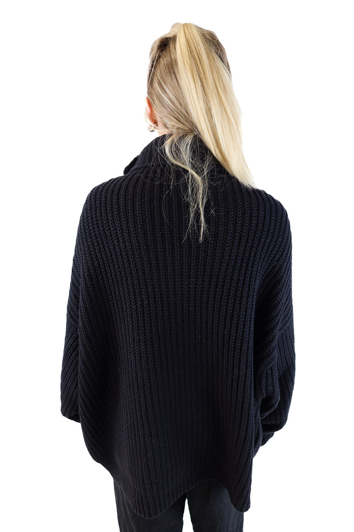 Free People Black Sweater (S; retail $120)
