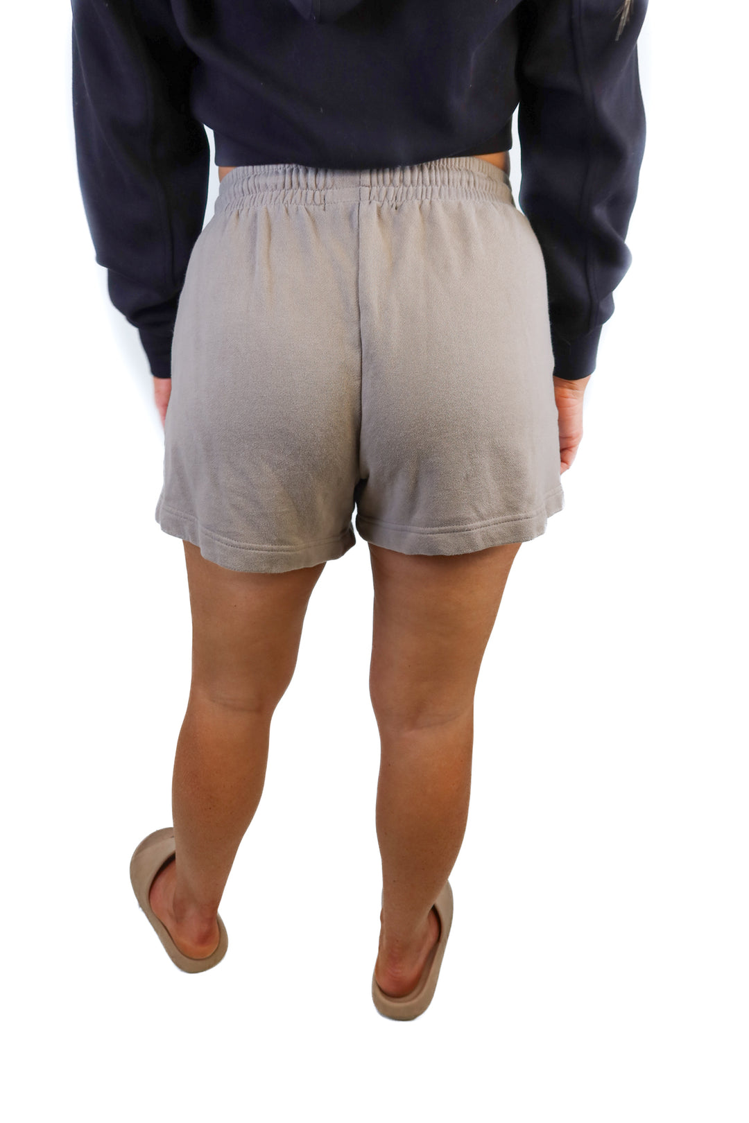 dynamite taupe lounge shorts (s)