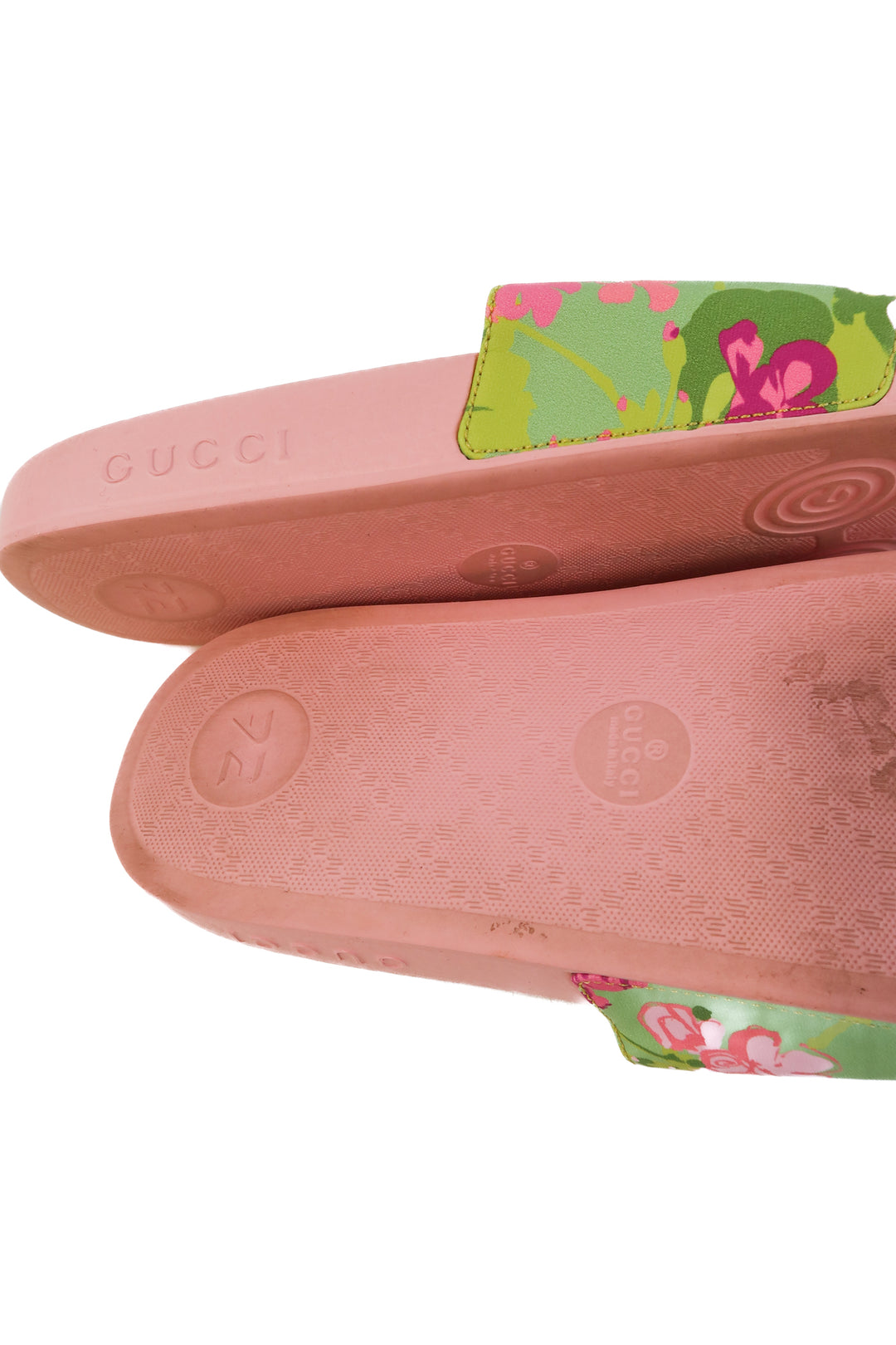 Gucci x Ken Scott slides (38; retail $595)