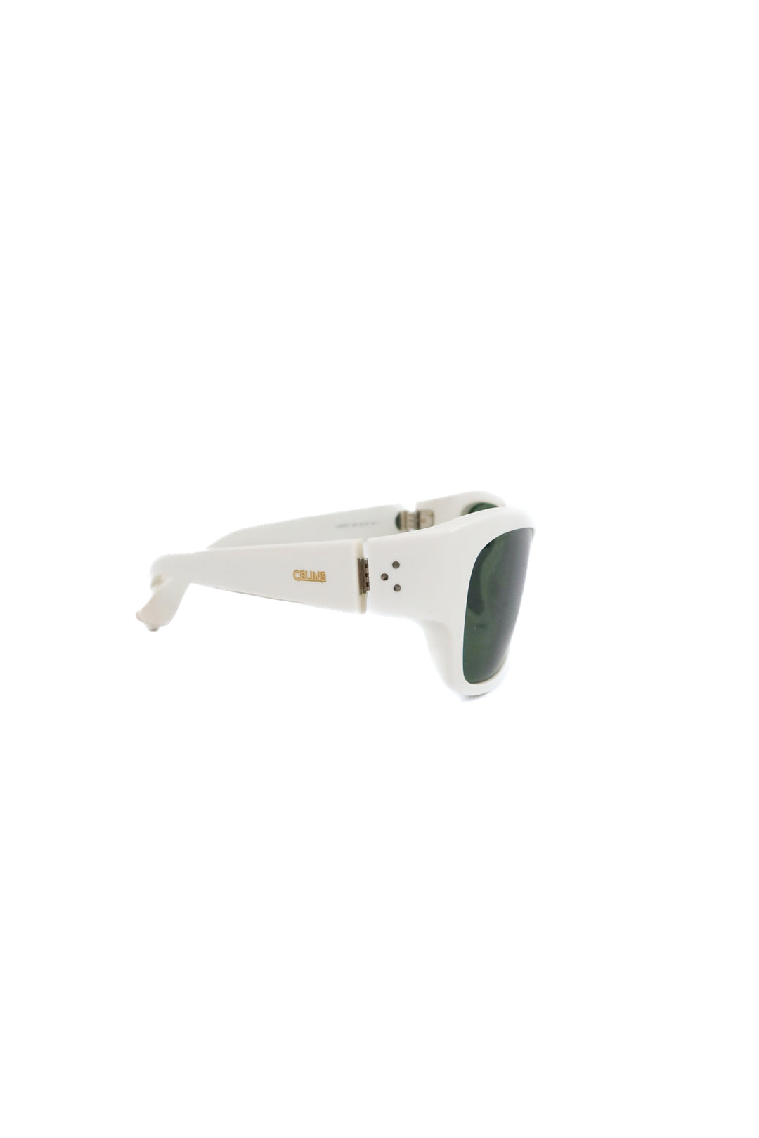 Celine White Square Sunglasses (est. retail $495)