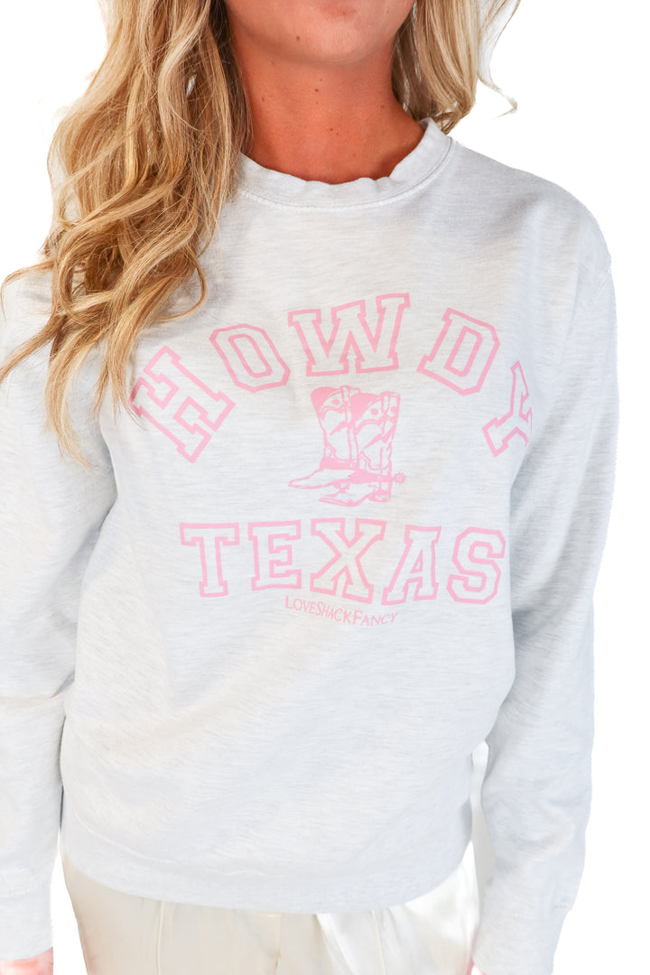 love shack fancy texas crewneck NWT (m; retails $150)