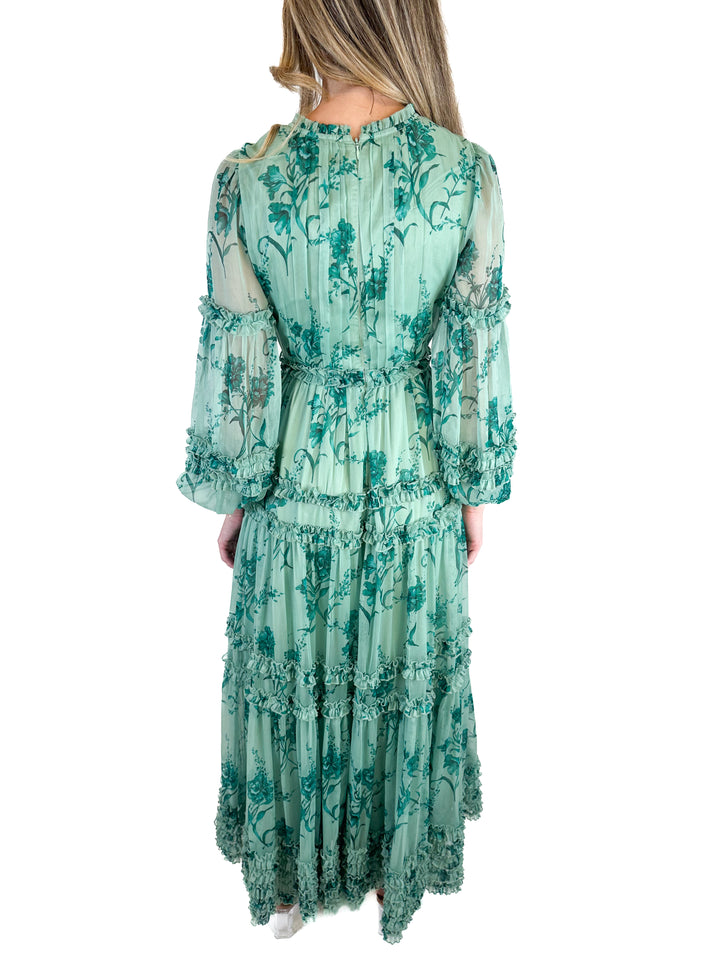 Ivy City Floral Maxi Dress NWT (XXS)