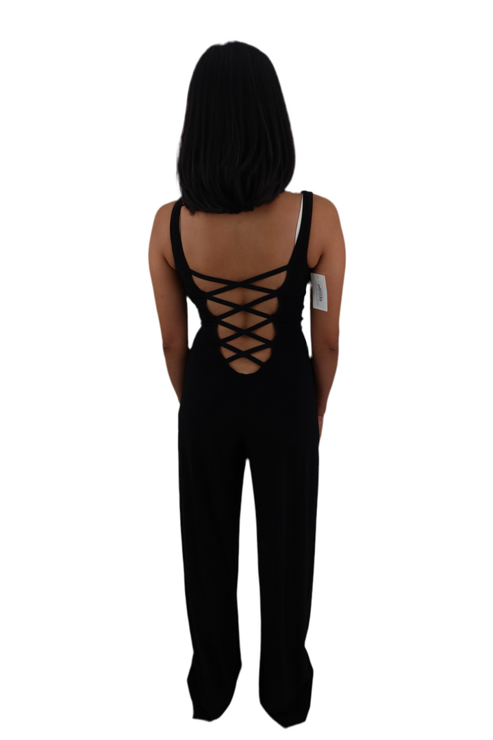 Norma Kamali black jumpsuit (XS)