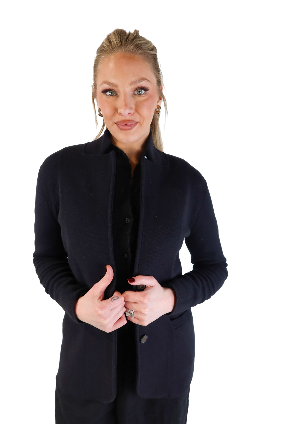 J.crew black knit blazer NWT (s; retails for $118)