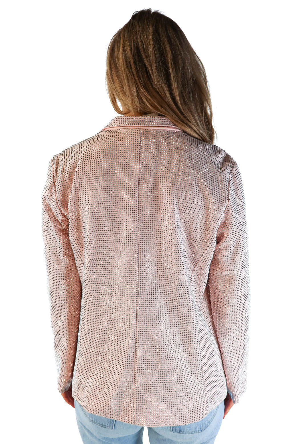 Trendy & Tipsy pink rhinestone jacket NWT (s; retails for $128)