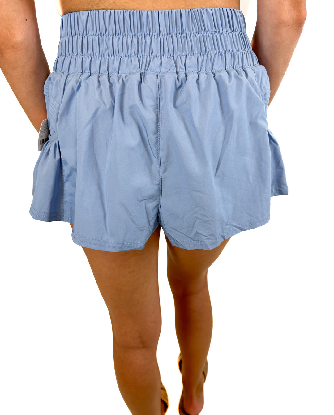 FP Movement Get Your Flirt On Periwinkle Shorts NWT (XS + S)