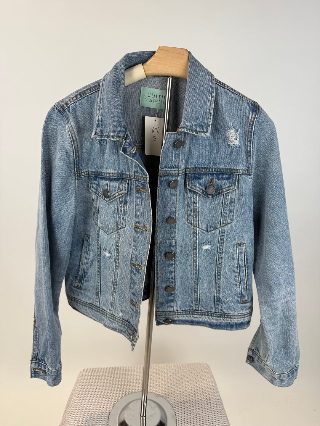 SOLD: Judith March Blondie Jean Jacket (M)
