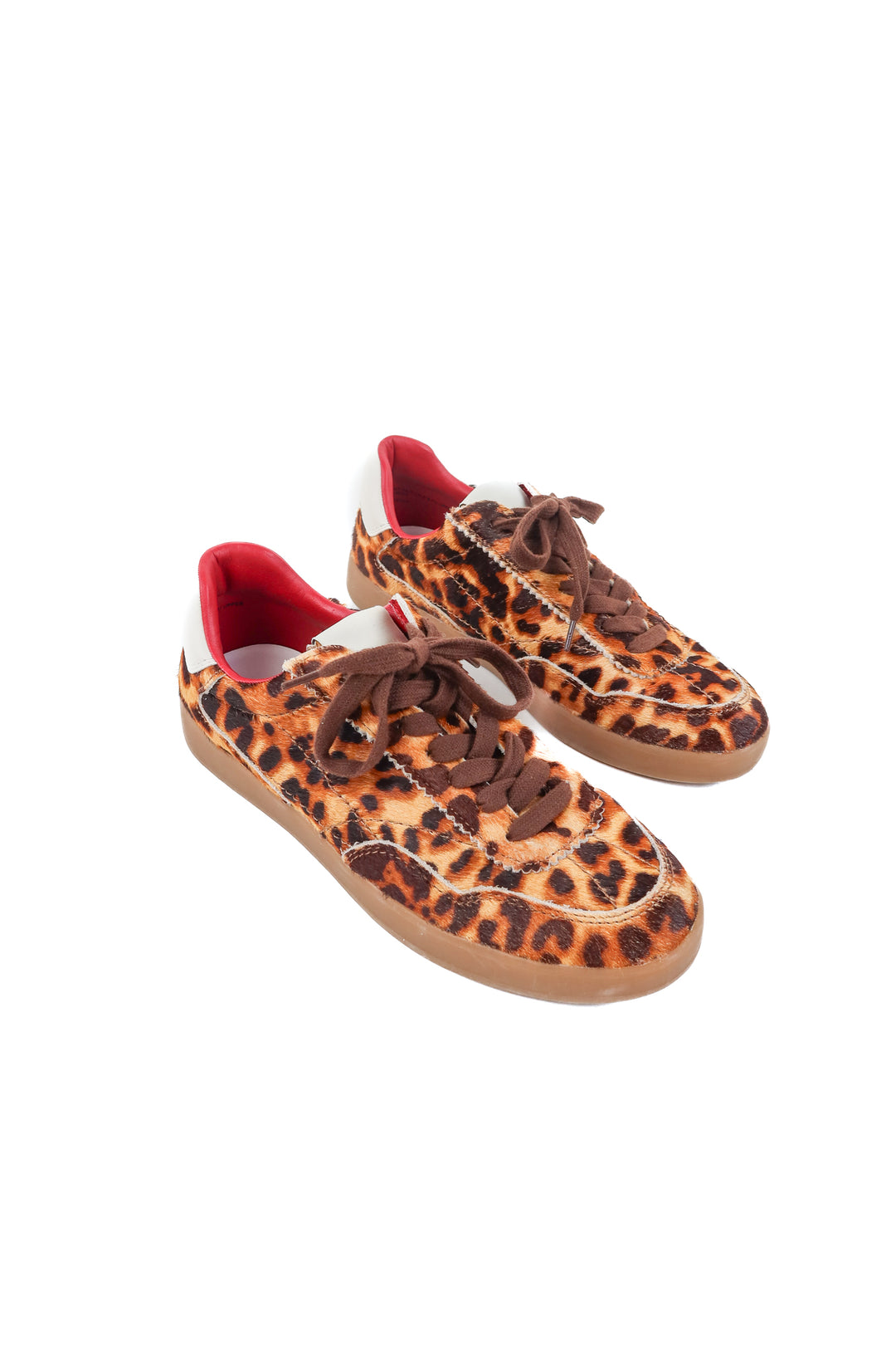 steve madden cheetah sneakers (8; retail $60)