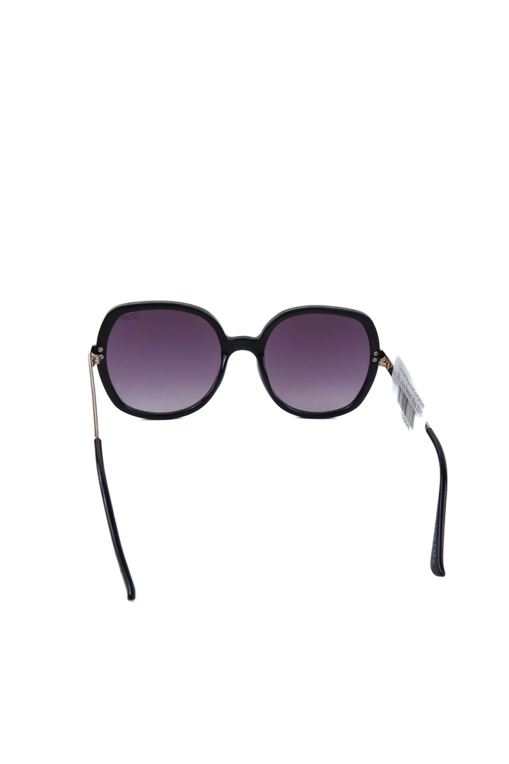quay black large round sunglasses (retail $105)