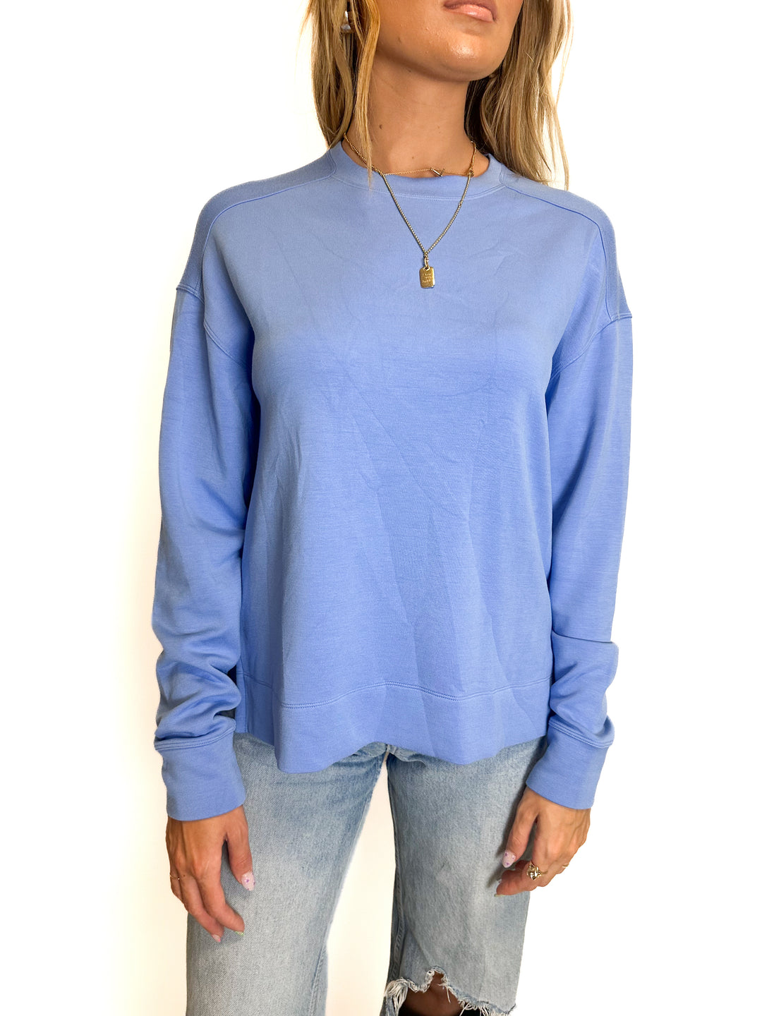 Travis Mathew Periwinkle Sweatshirt NWT (XS; retail $119.95)