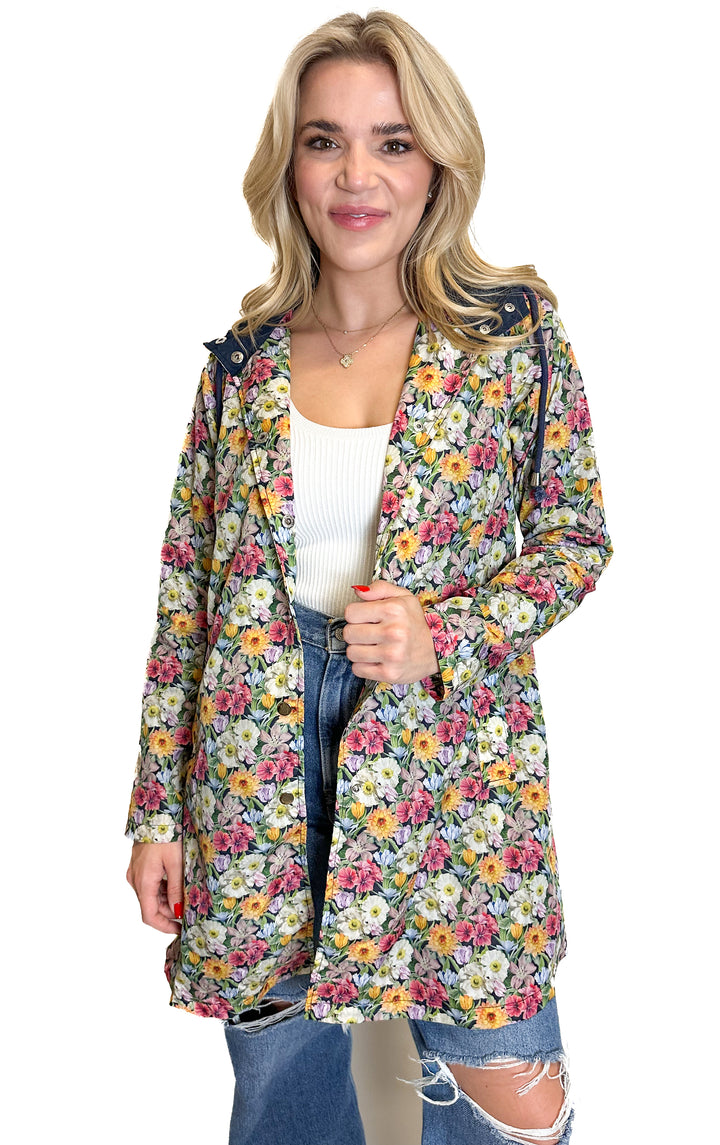 Ivy City Co. Floral Raincoat NWT (XXS)*