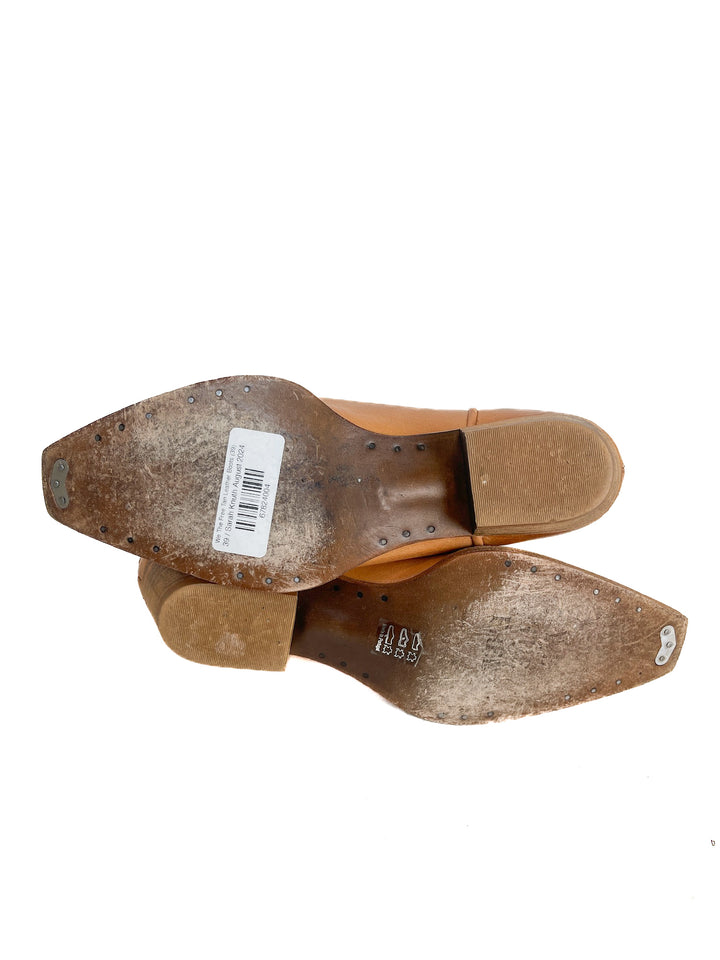 We The Free Tan Leather Boots (39)