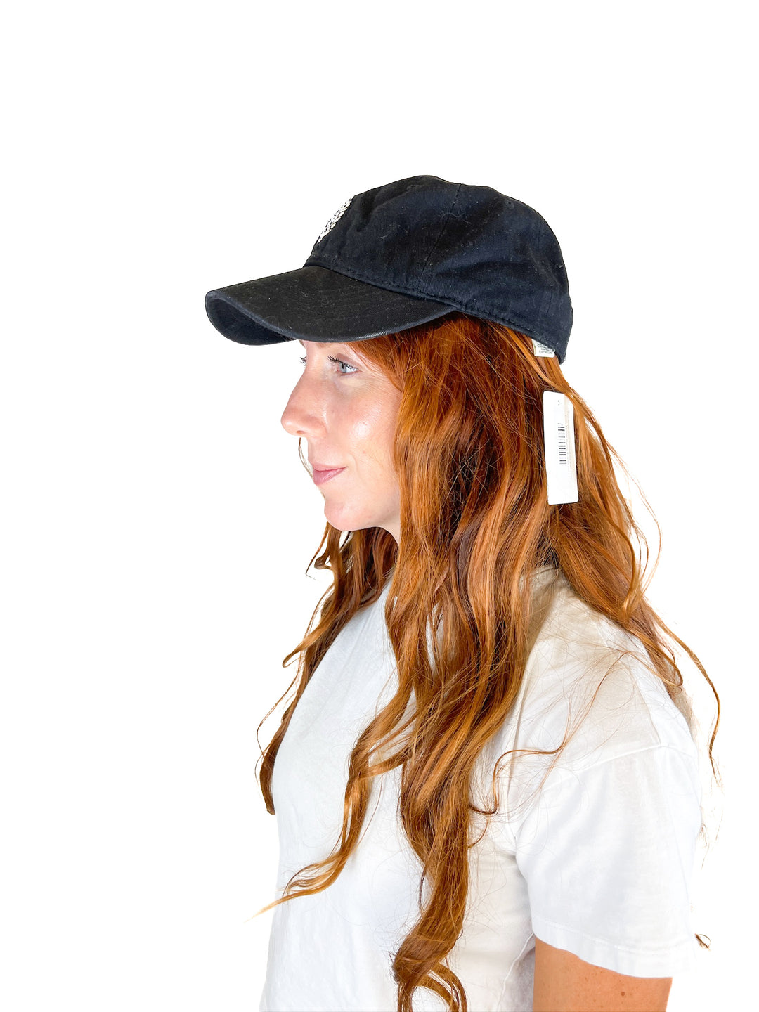 Free People Black Baseball Hat NWT (O/S)