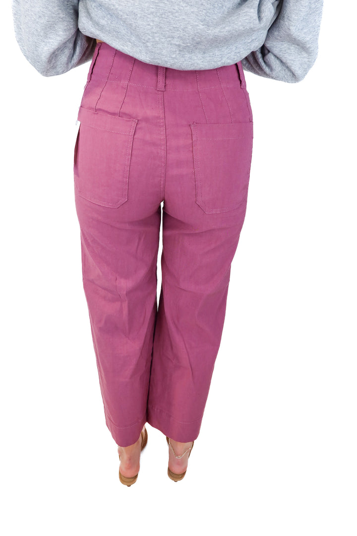 Maeve The Collette Mauve Pant NWT (25: retail $120)