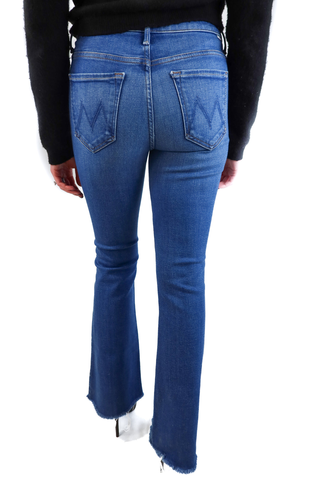 Mother "The Weekender" Frayed Jeans (27; retail $238)