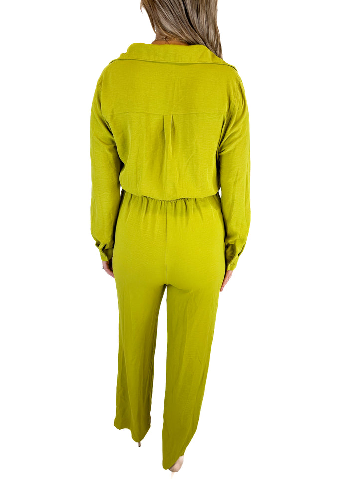 Fashion Nova Green Jumpsuit (L)