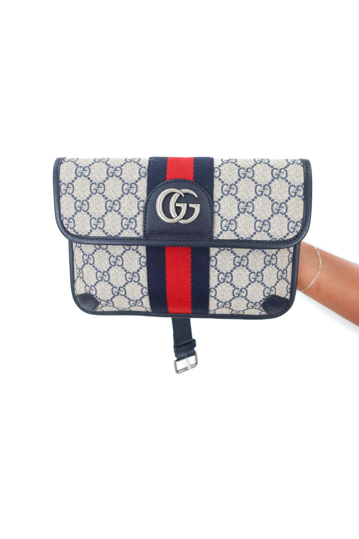 Gucci Ophidia Supreme Belt Bag (Belt 90cm/ 36")