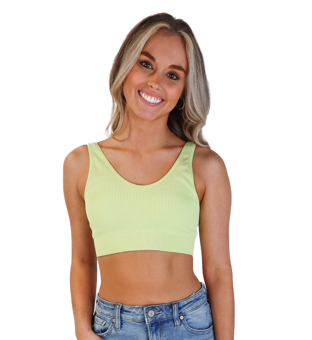 Aerie lime green bralette top (m; retail $29.96)