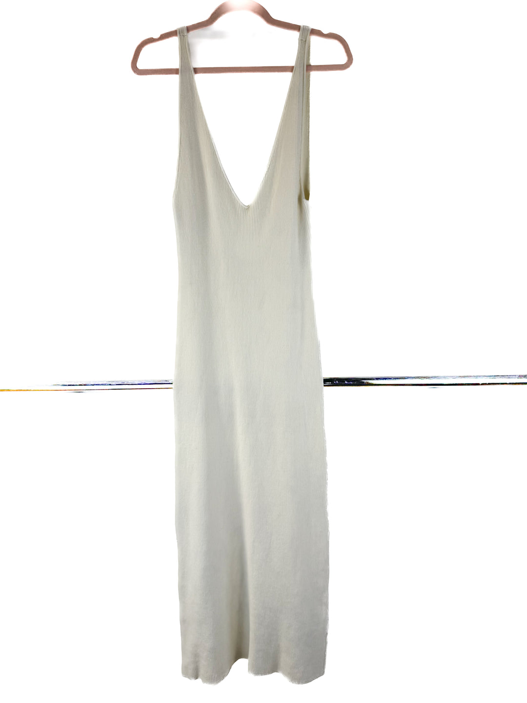 Free people beach cream fitted dress (S)