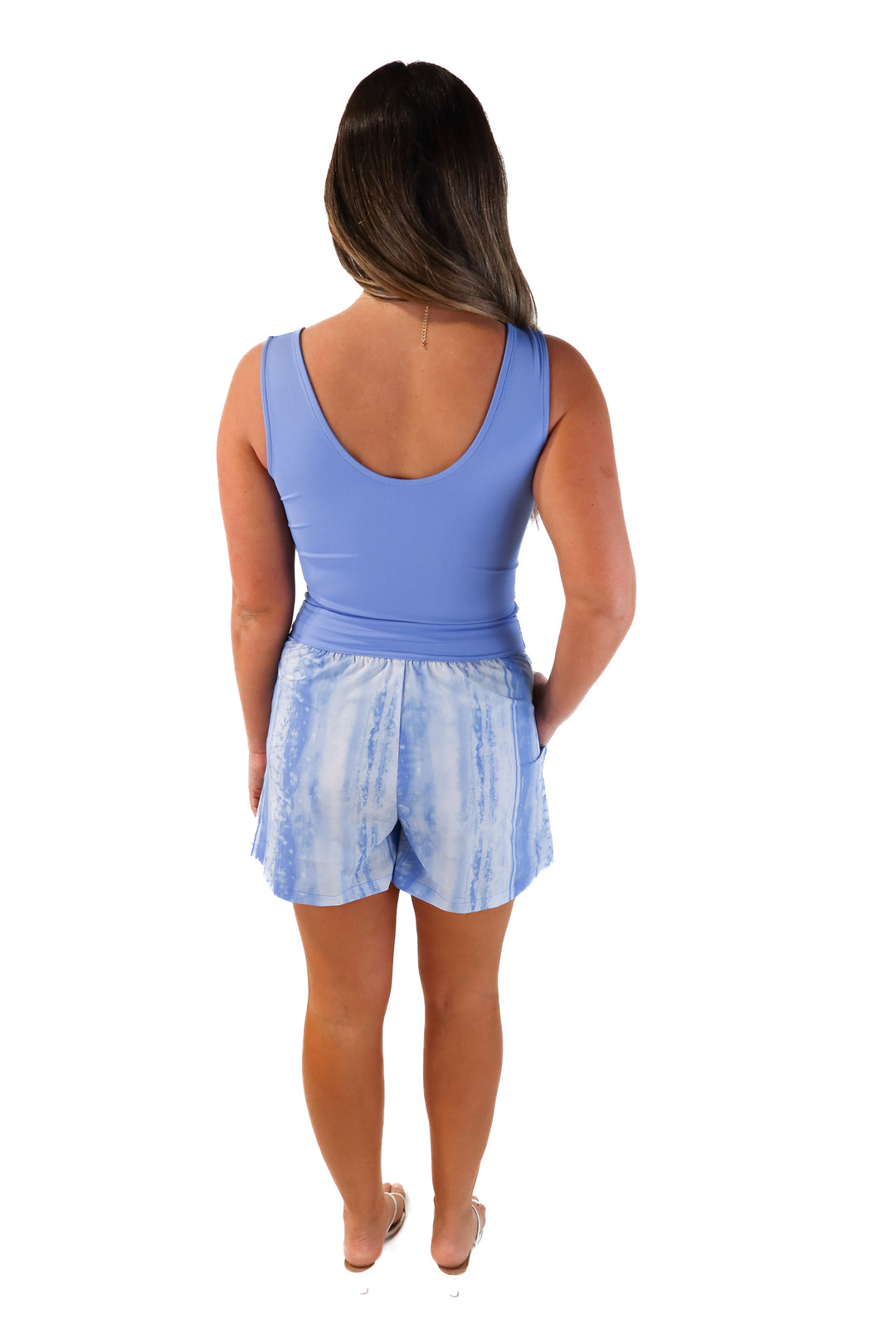 Travis Mathew periwinkle cloud romper (m)