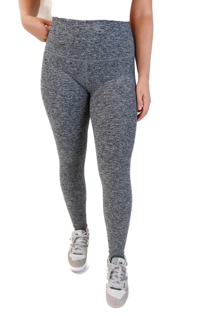 Beyond Yoga heathered grey leggings (M; retail $97)