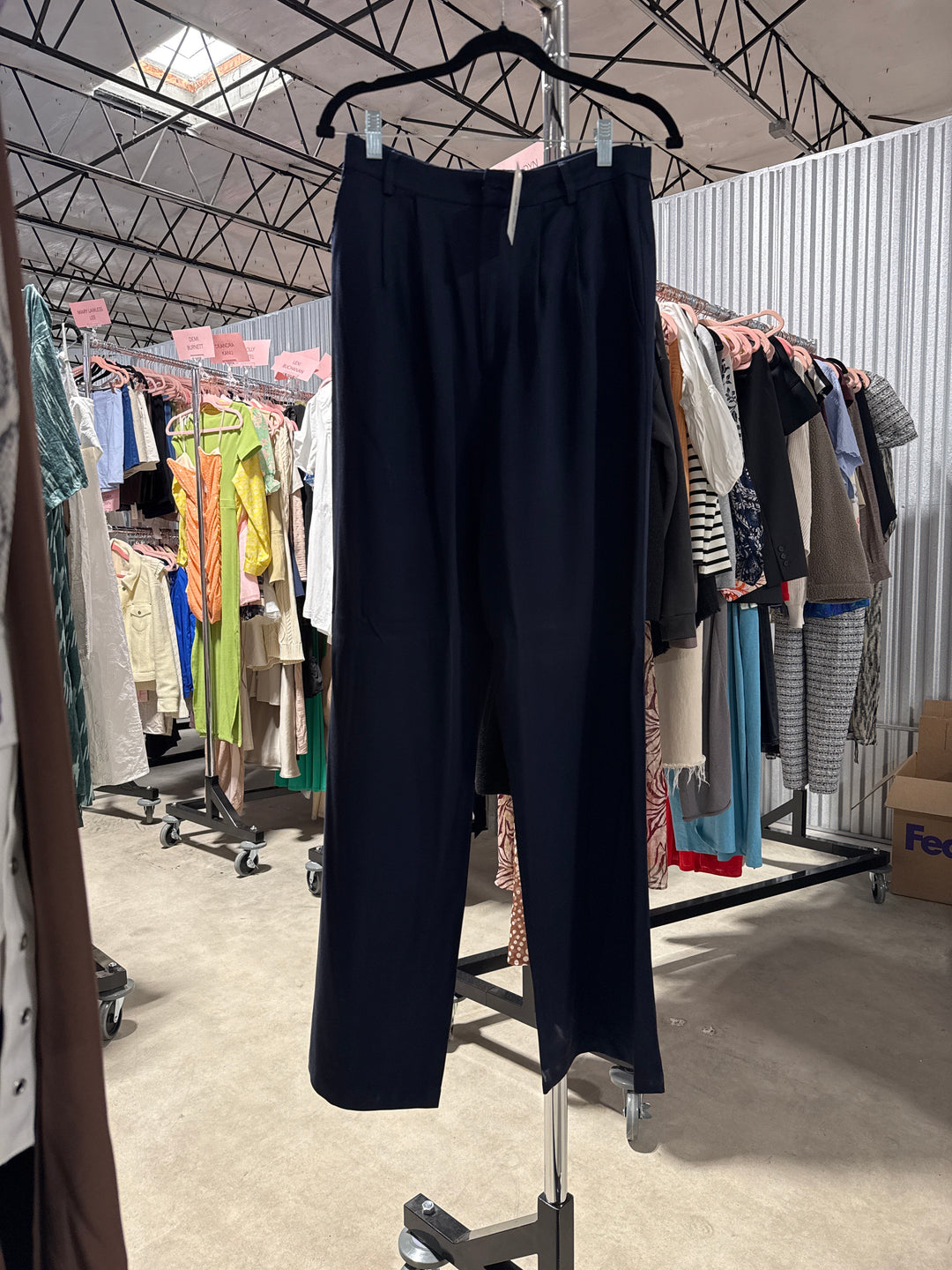 SOLD: Reformation Navy Blue Pants (8; retail $178)