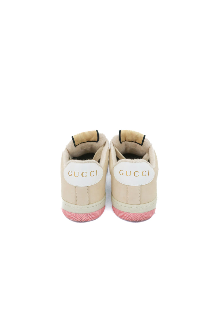 gucci monogram pink sneaker (39/ US8.5-9; retails $1,160)