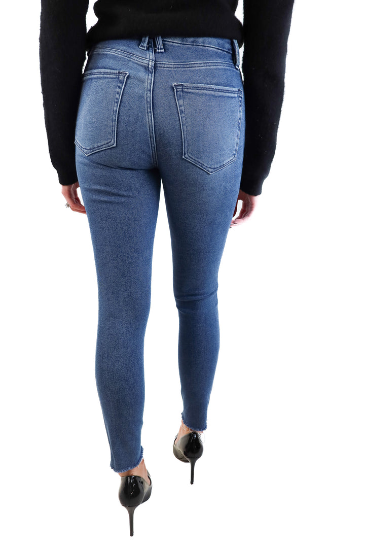 Good American Raw Hem Jeans (27; retail $149)