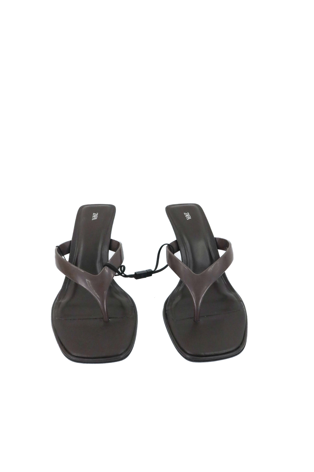 zara brown thong heel (40)