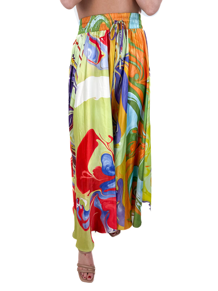 Commense floral maxi skirt (S)