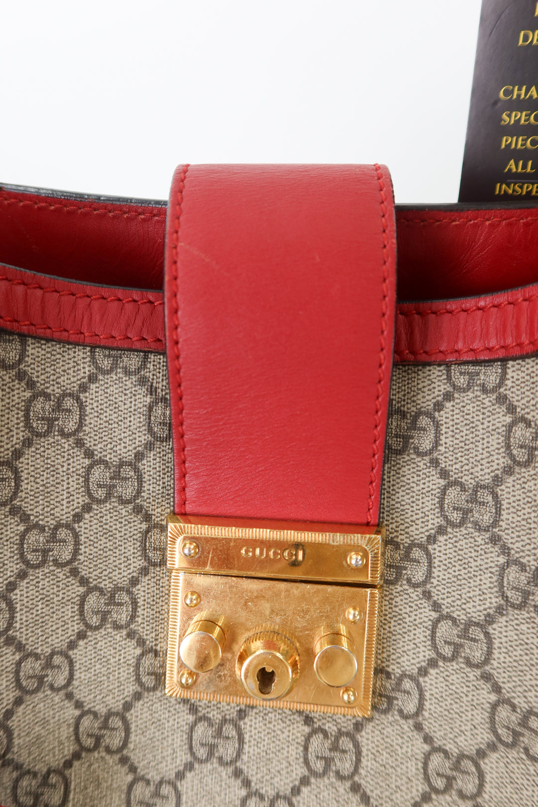 Gucci Padlock Tote, Medium (retail $2,500)