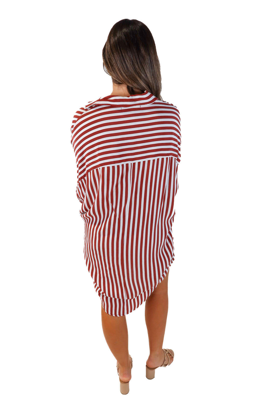 Faithful the Brand Striped Caftan Shirt-Dress (6)