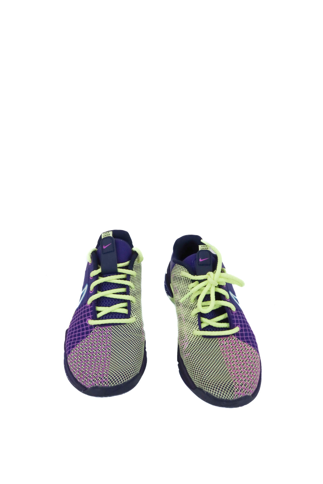 nike purple and green sneaker (9.5)