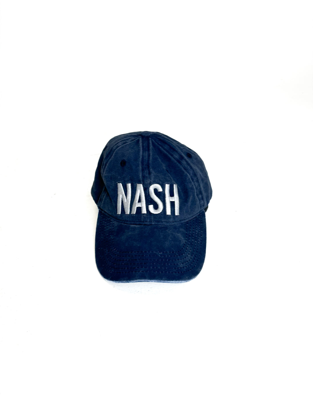 Classic Embroidered Navy NASH Cap
