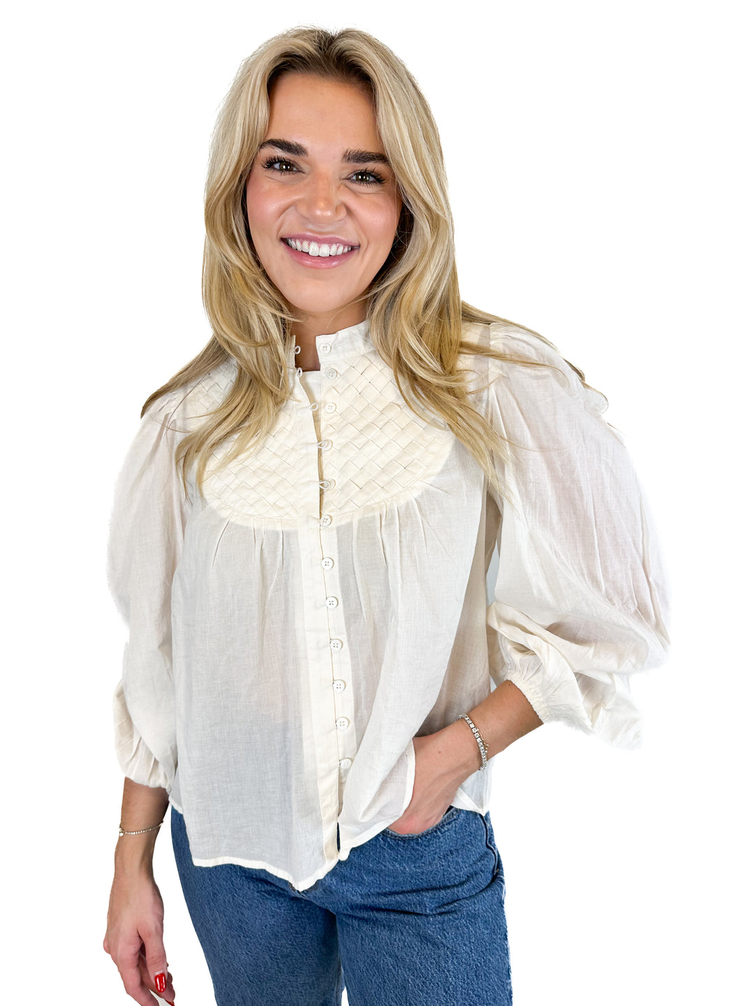 Joe’s Off-White Blouse (XS)