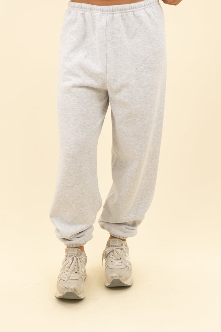 skims heather gray joggers (s; retail $88)