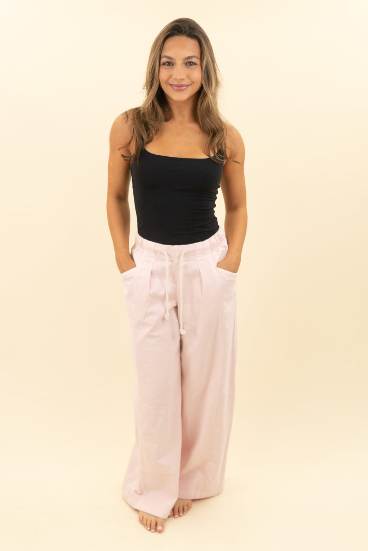 aerie light pink sweatpants nwt (xs; retail $69.95)
