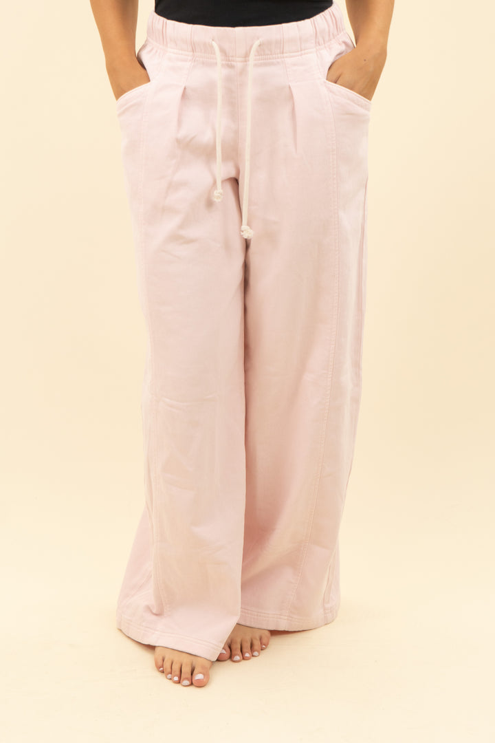 aerie light pink sweatpants nwt (xs; retail $69.95)