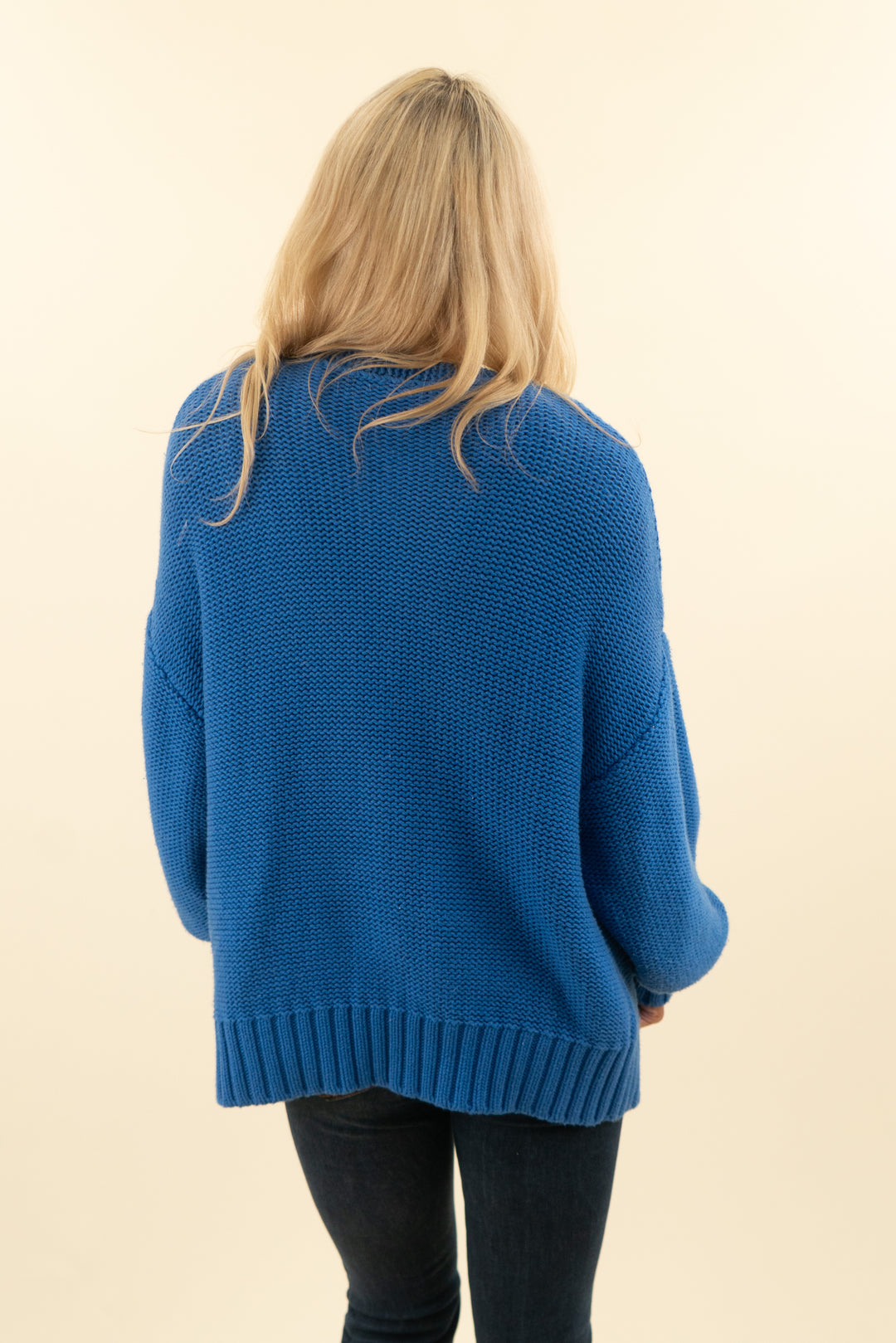 staud blue knitted cardigan and tank set (xs/m; retail $495)