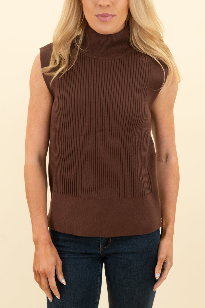 varley brown high neck tank nwt (s; retail $110)