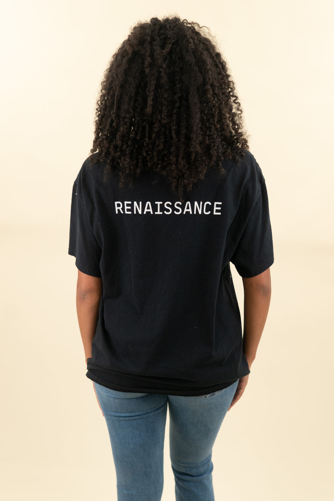 beyonce tour merch black beyonce horse graphic tee (xl; retail $50)