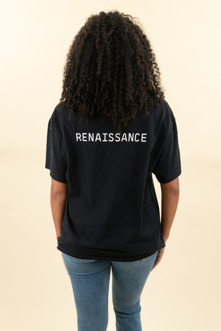 beyonce tour merch black beyonce horse graphic tee (xl; retail $50)