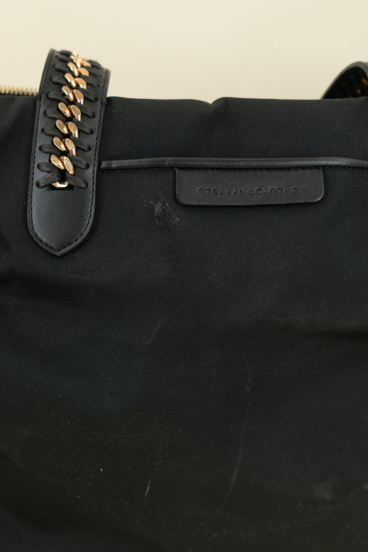 stella mccartney 2 wheel travel bag (os; retail $1,350)