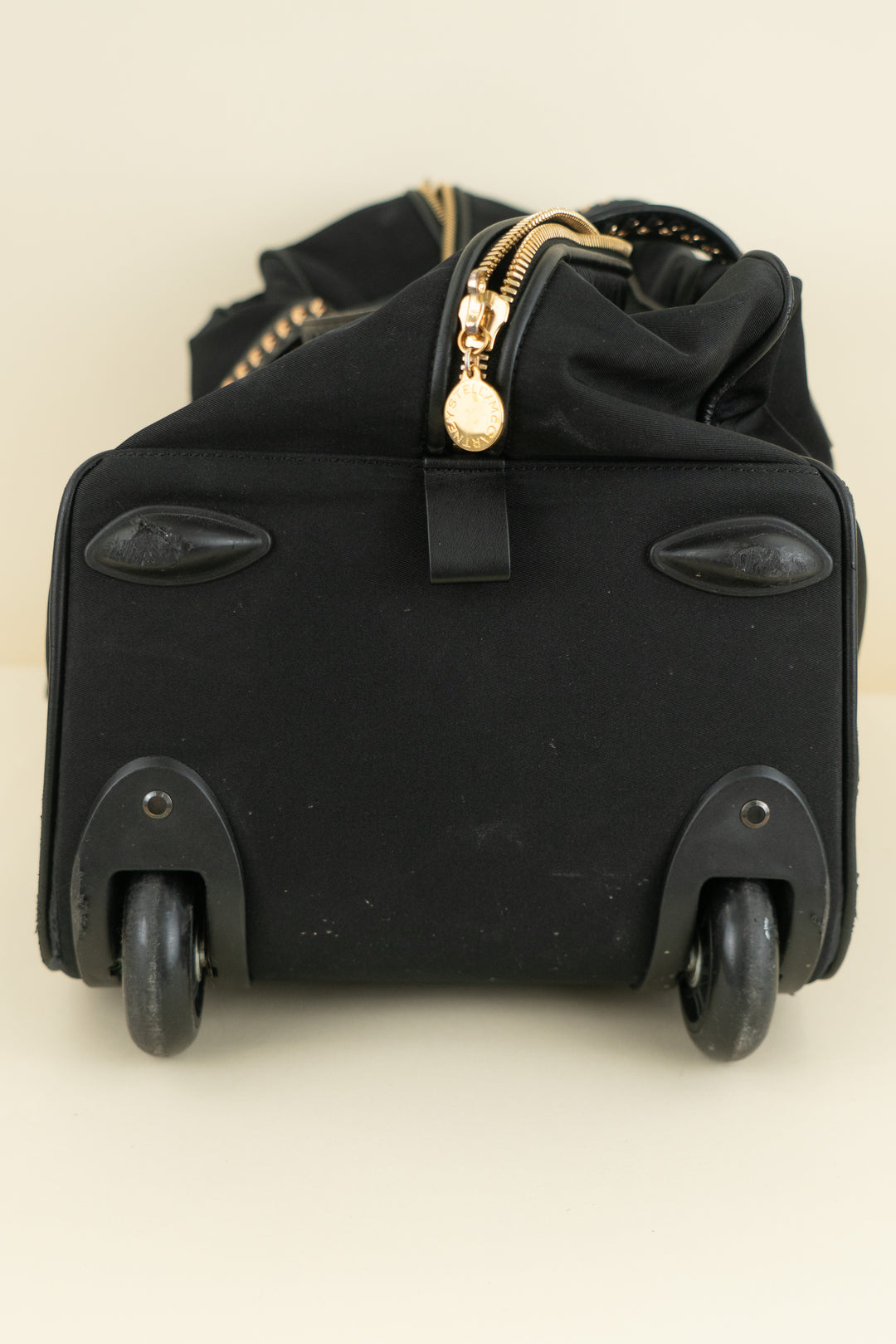 stella mccartney 2 wheel travel bag (os; retail $1,350)