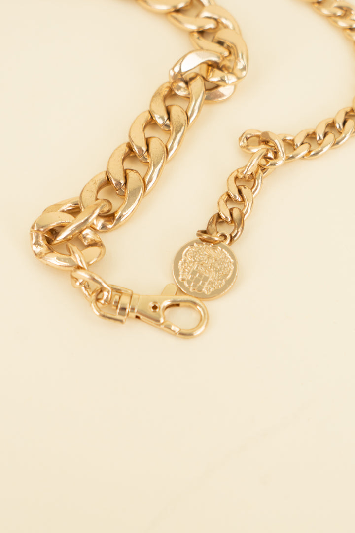 vince camuto gold chain belt (s/m; retail $52)