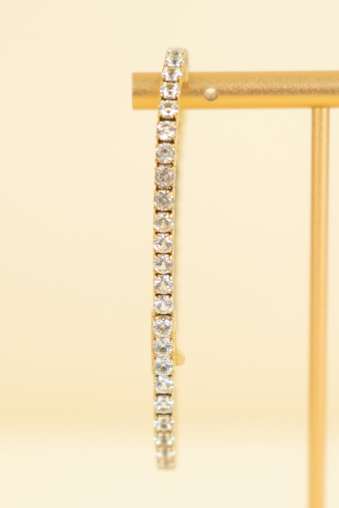 gold tennis bracelet (os; retail $60)