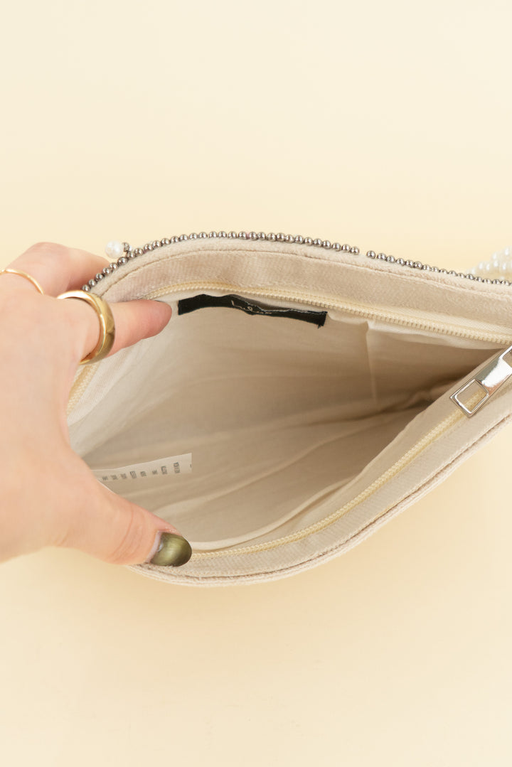 lulus beaded shoulder bag nwt (os; retail $35)
