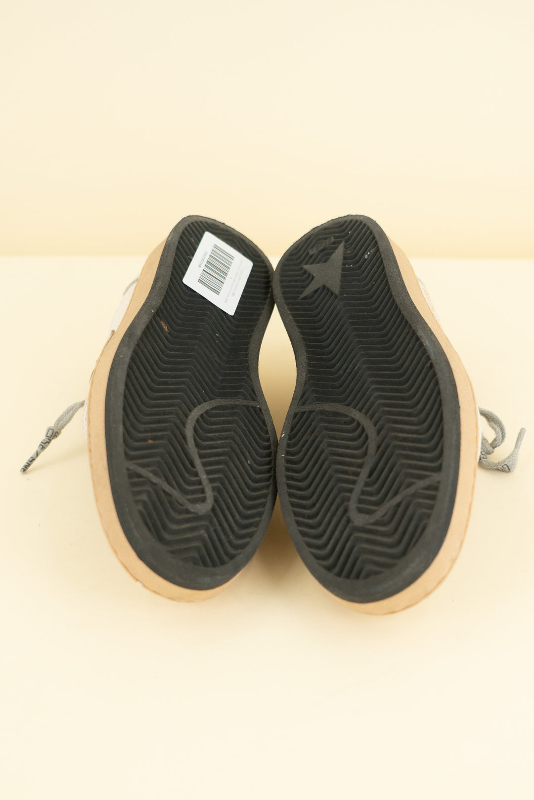 golden goose ballstar white and gold sneaker (36; retail $595)